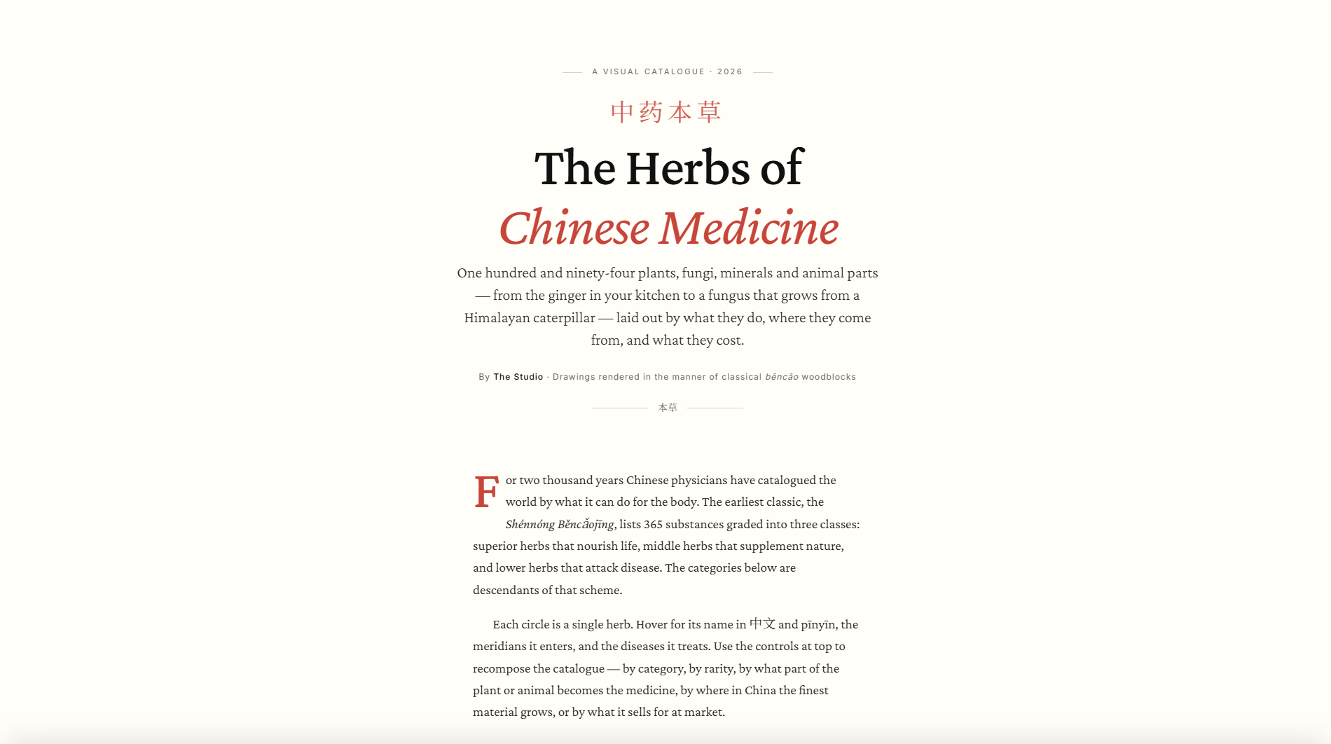 The Herbs of Chinese Medicine