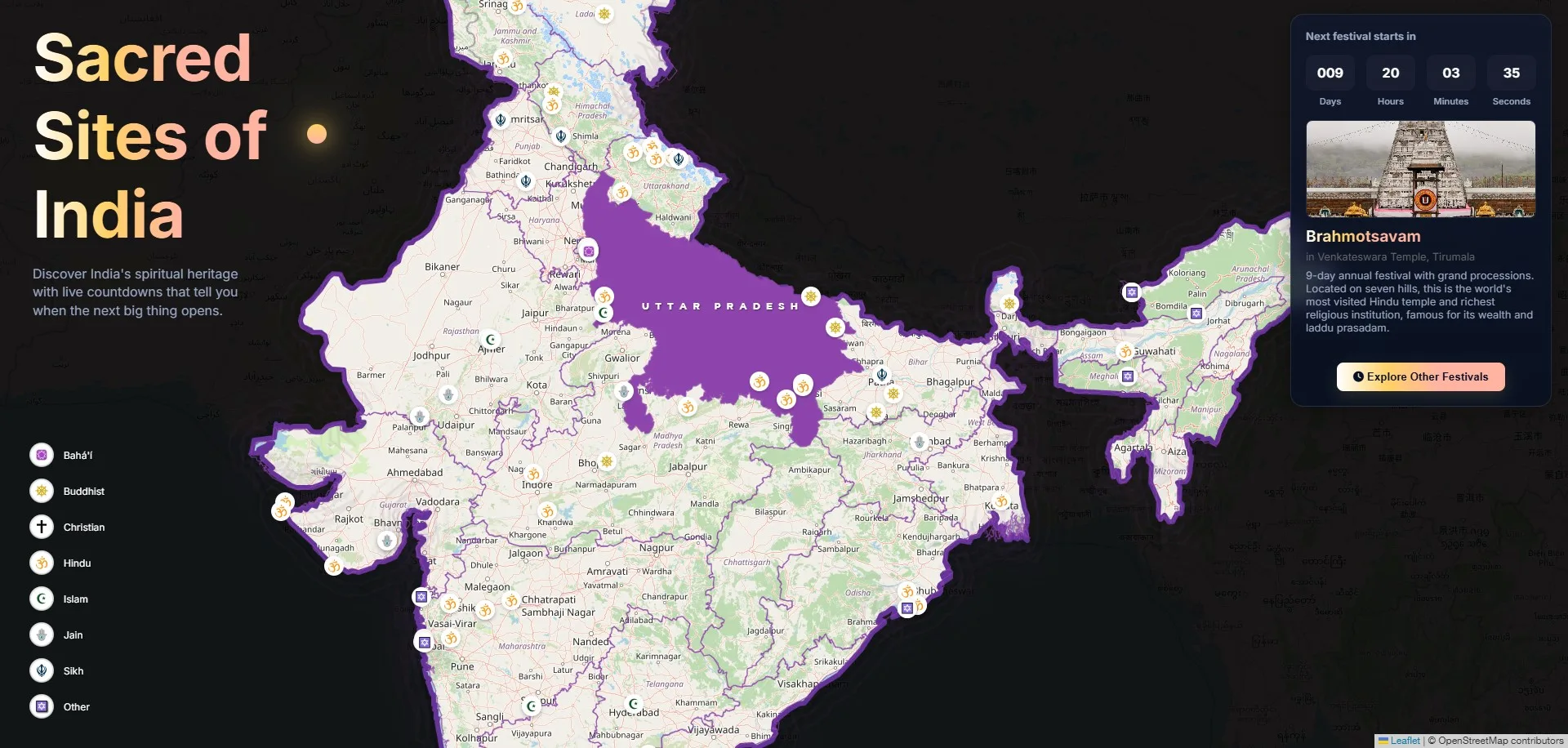 Sacred Sites of India